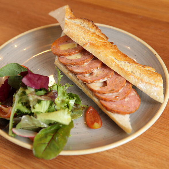 Grilled Sausage Sandwich