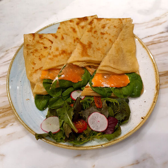 Nordic Smoked Salmon Pancake