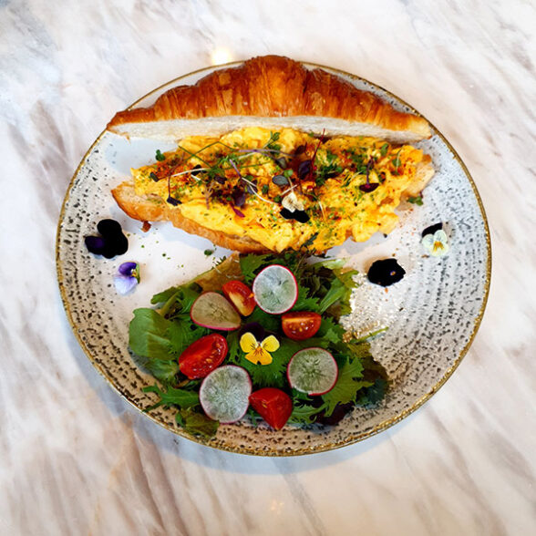 Scrambled Eggs Croissant